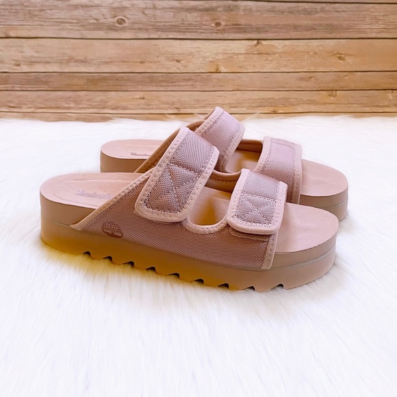 Timberland Shoes - Timberland Women’s Santa Monica Sunrise Light Pink Slide Sandals